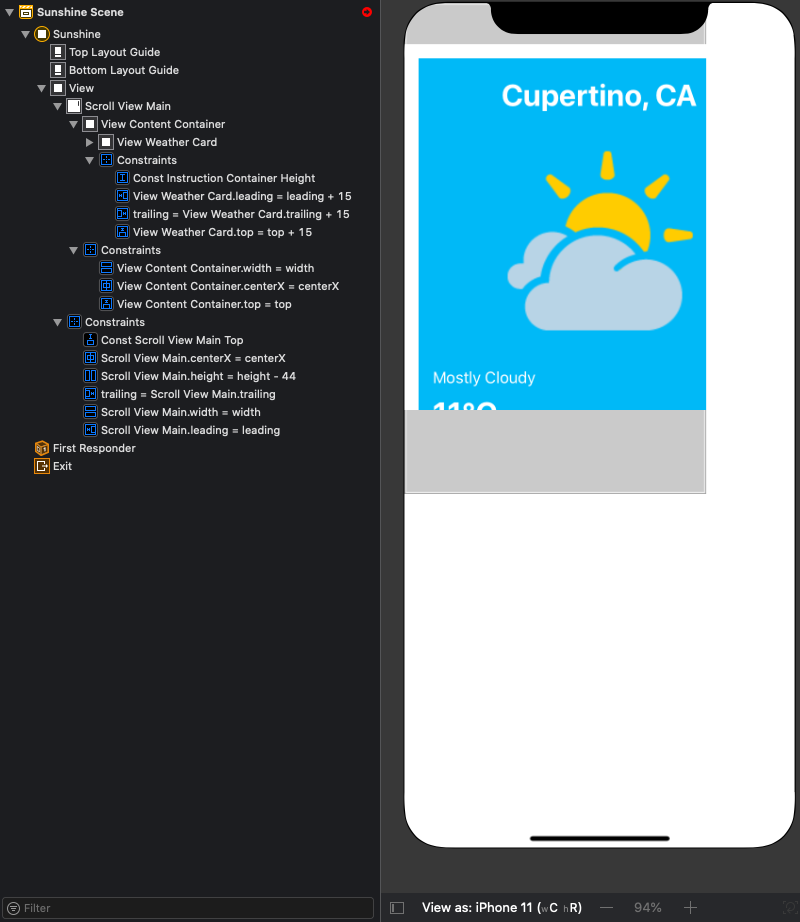 Example Storyboard Scene