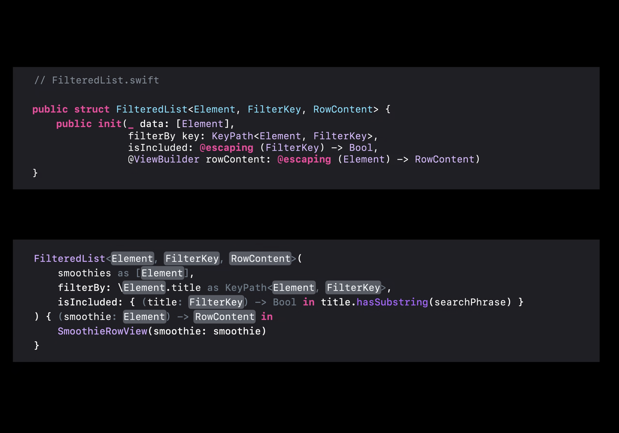 Swift Type Inference