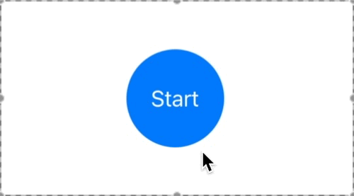 Circle Button interaction